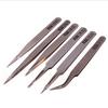 1Pc Anti Magnetic Stainless Steel Tweezers Forceps Fine Kit Set Jewelers Tools