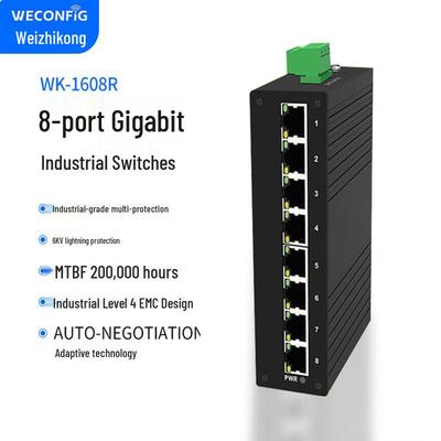 Industrial DIN-Rail Gigabit Ethernet Switch