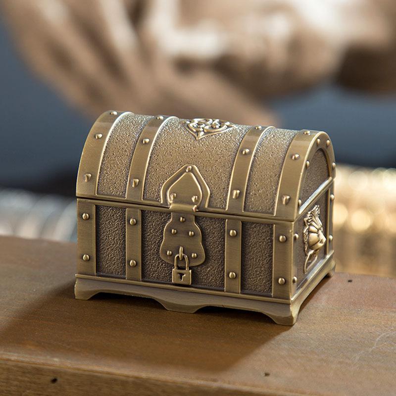 Metal Princess Jewelry Box, Treasure Box, Jewelry Storage Box, S Suitcase, Packaging Box