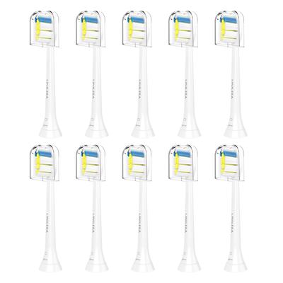LINILEEA Electric Toothbrush Replacement Brush Tips for Philips Sonicare DiamondClean 3100 and 2100 Regular (10-Pack) Series,