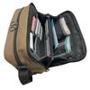 AOT Abyss of Time Multifunctional Shoulder Bag with Crossbody Strap and Pockets, Ideal for Hospital Visits, Brown, 2507-3451