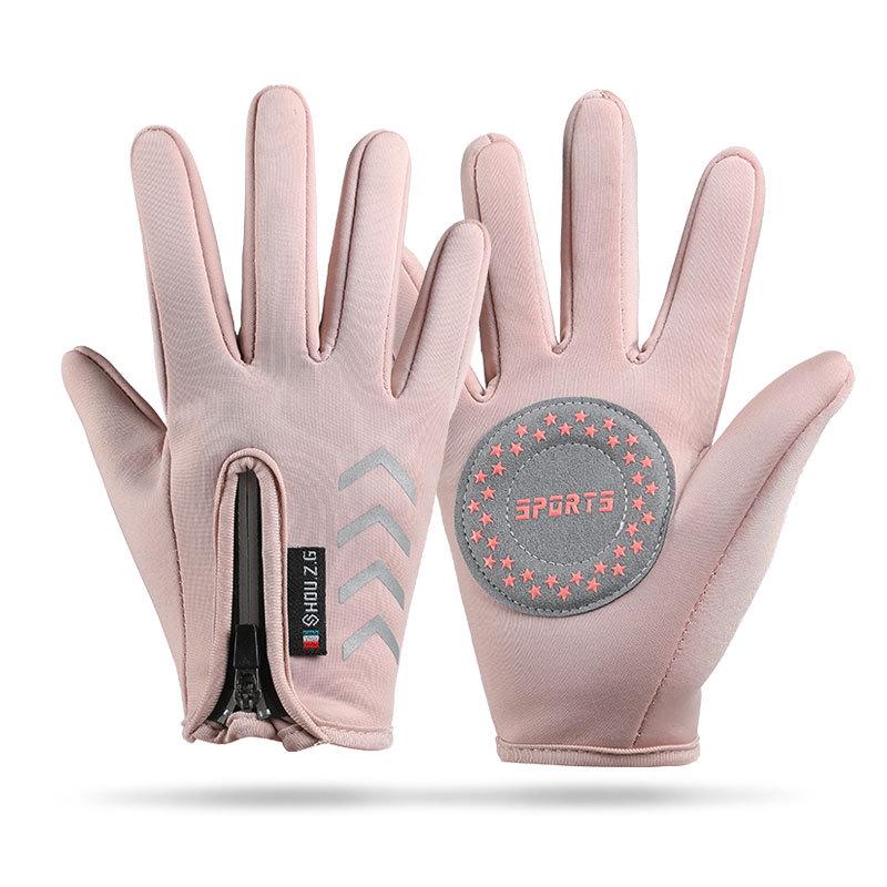 

Унисекс Зимние Флисовые Велоперчатки с Тачскрином - Нескользящие, Водонепроницаемые, Теплые, Утолщенные Микроволокно для Защиты от Холода для Детей L