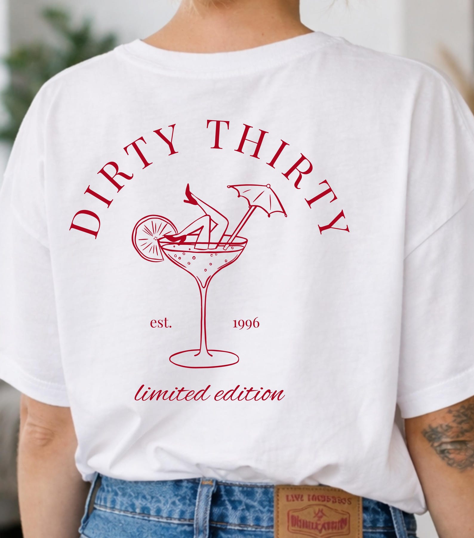 Personalized Dirty Thirty Shirt for Women | 30th Birthday Shirt for Women | Birthday Girl Outfit | 30th Birthday Shirt for Women | 30th Birthday Shirt S