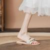 Women Single Flat Sandals Fashion Sexy Open Toe Outdoors Slides Office Ladies Party Shoes