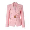 Classic Style Office Women Pocket Blazers with Blet