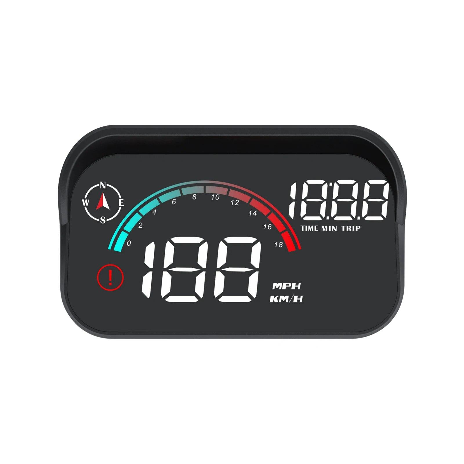 HUD GPS Heap up Display M22 Speedometer Universal Multi-functions Speed Meter MPH KM/H Screen Windshield Projector for All Cars M22-GPS