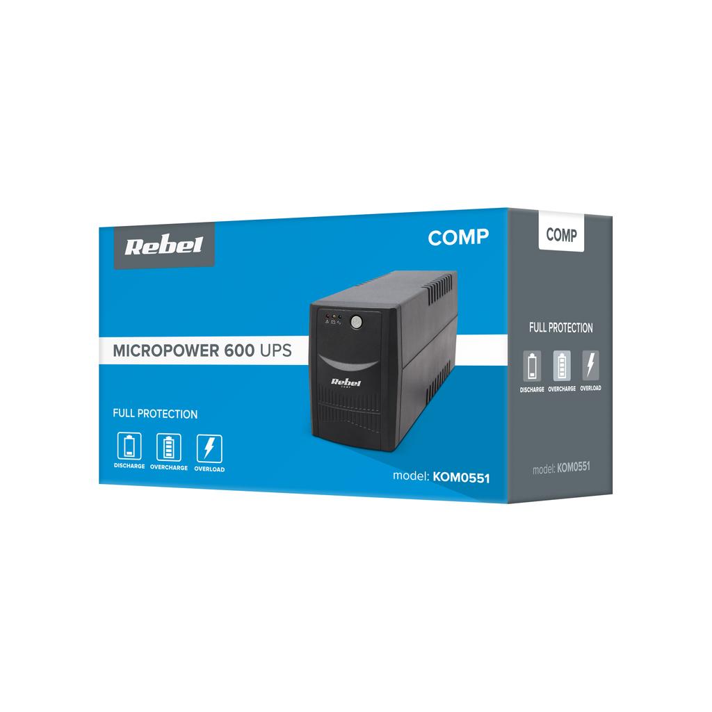 600VA 360W Micropower Rebel UPS