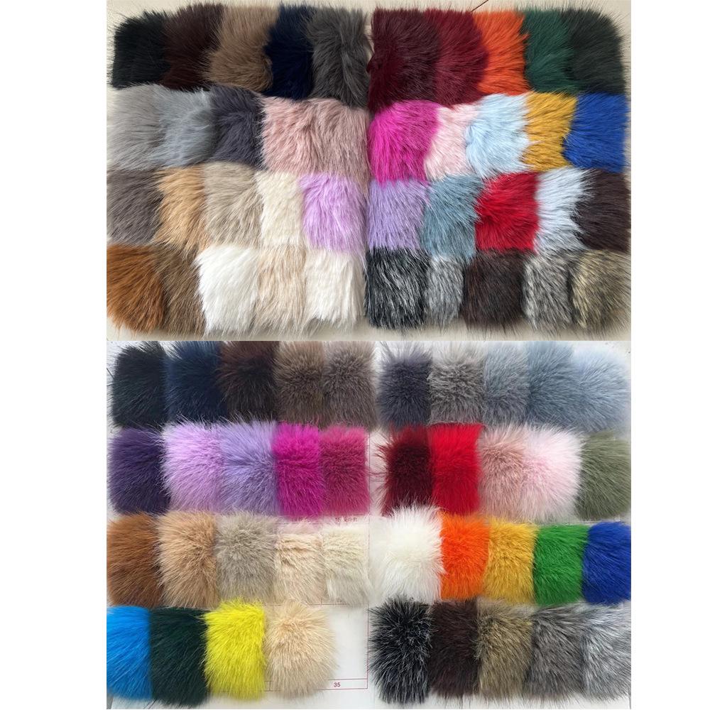 Imitation Fox Fur Trim 10-12cm Plush DIY Fringed Cape/Jacket Fur Accessories