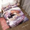 Anime Cardcaptor Sakura Printed Bed Set Duvet Cover Pillowcase Bedding Set Bed Linen Sheet Quilt Cover Full Queen King Size
