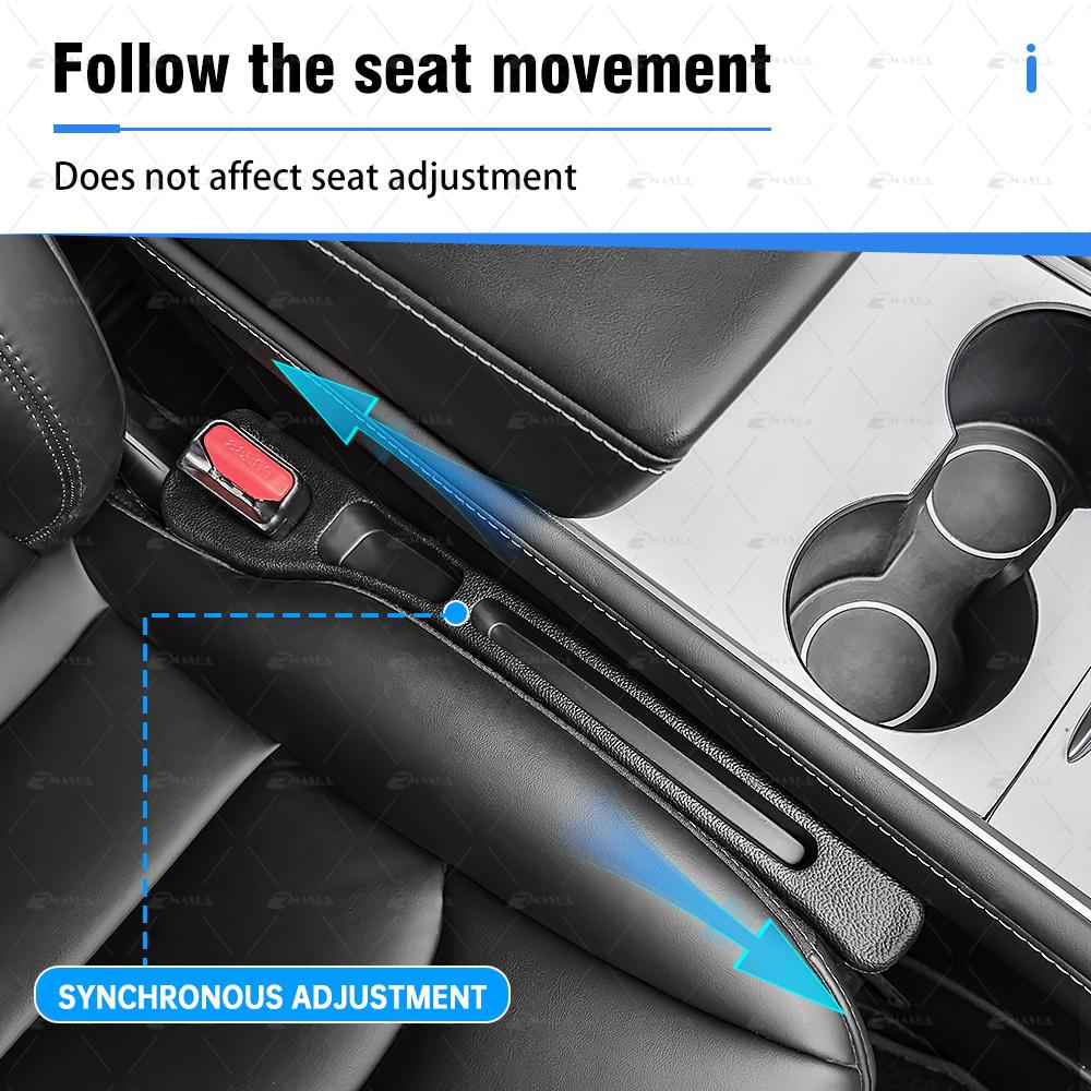 Car Seat Gap Plug Strip Side Seam For VW POLO GOLF PASSAT T-ROC Tiguan CC Touareg Jetta Beetle Touran Car Gap Filler Leak Proof