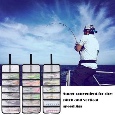 Foldable Fishing Lures Bags PVC Fishing Accessories Storage Case Transport Large Capacity Tackle Bags Home Hiking Gardening