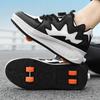 Adult low-top roller skates four-wheel balance toy shoes teenagers birthday gift parkour sports shoes