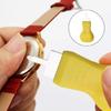 5Pcs Watch Back Knife Opener Pry Bottom Watch Repair Tool with Nonslip Handle