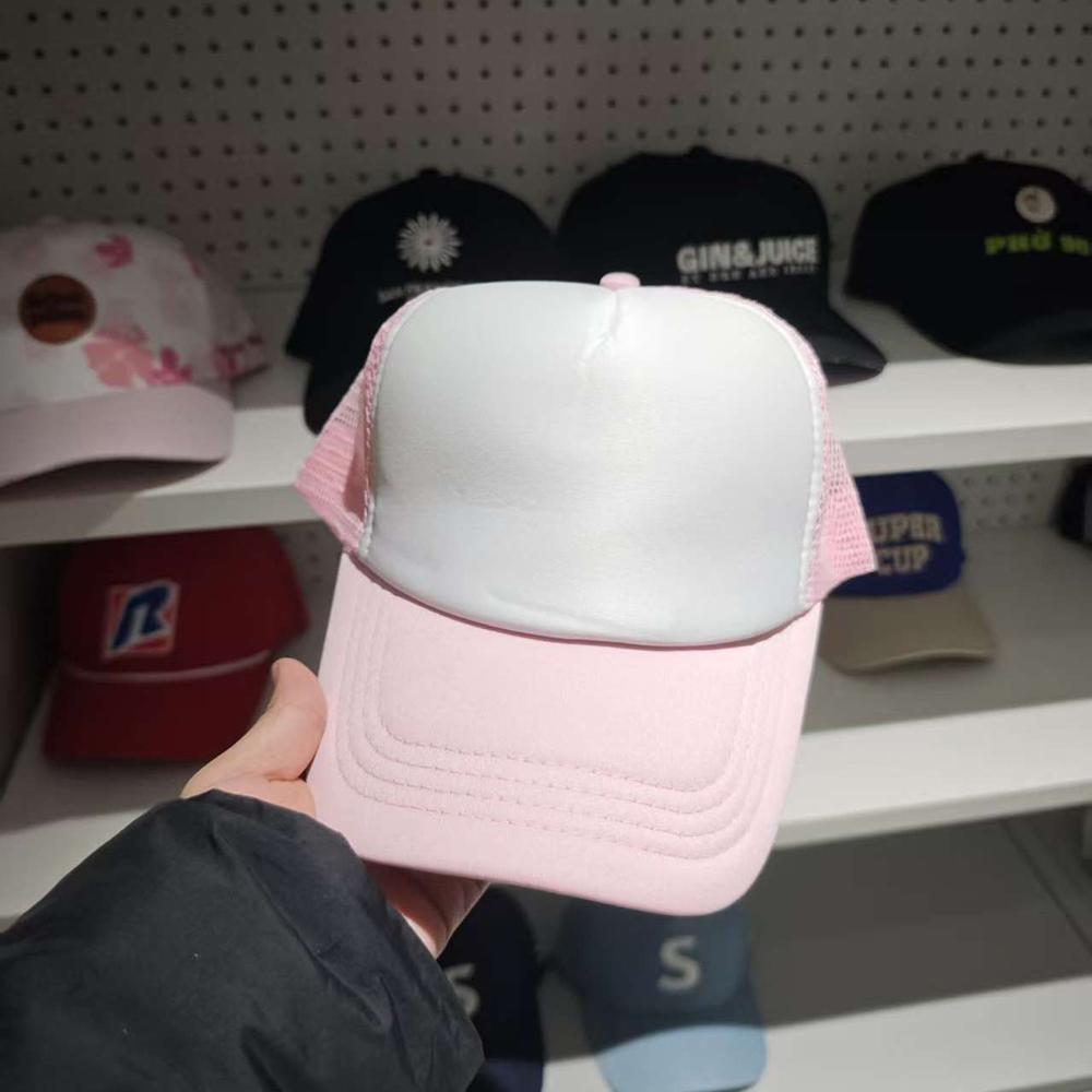 Wholesale High Quality Custom 3D Embroidery Sublimation Print 5-Panel Trucker Mesh Cap  Baseball Gorras Blank Foam Trucker Hat