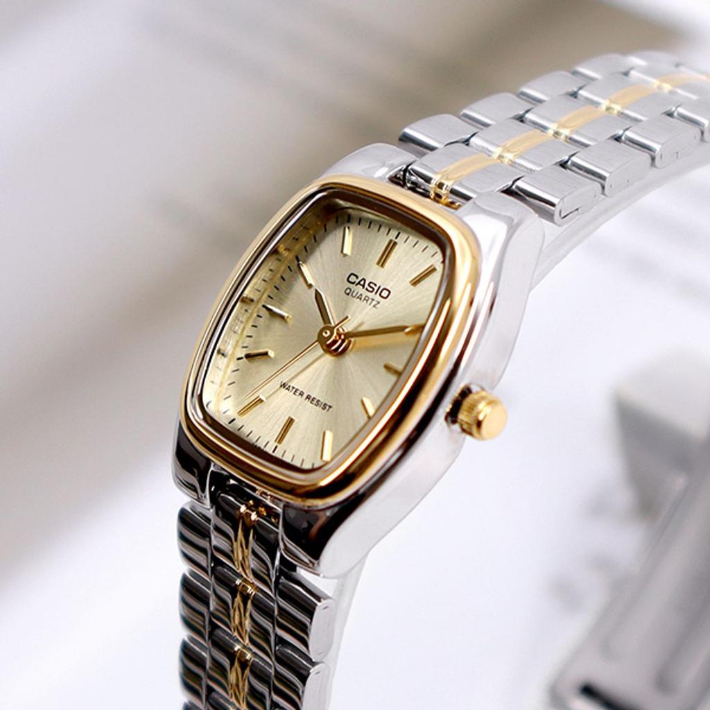 Casio Mineral Glass Square Round Classic Formal Womens Watch 5 Colors