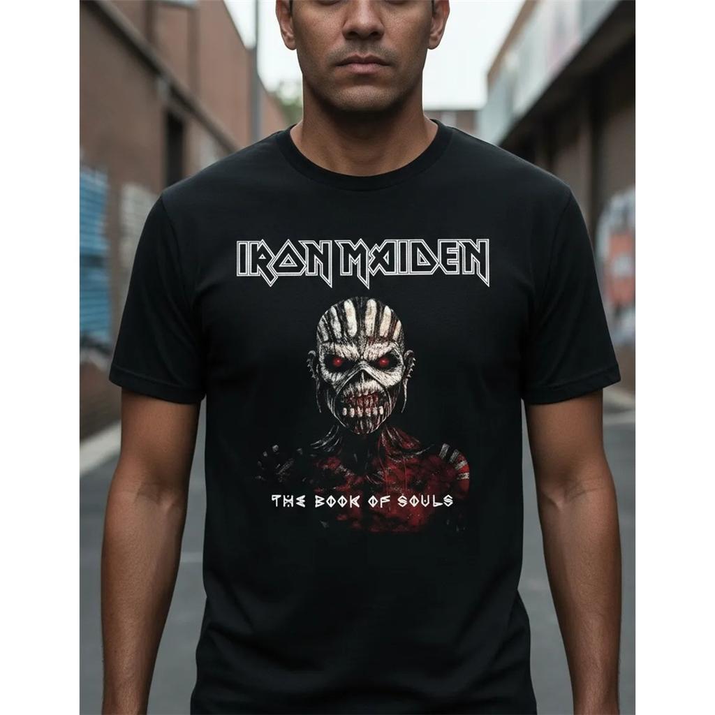 Iron Maiden The Future Past World Tour 2024 T-Shirt, Heavy Metal Rock Band Eddie Graphic Tee, Unisex Classic Black Streetwear, Music Fan Gift
