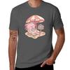Cute Axolotl Chilling At The Beach Tshirt Big And Tall Short Sleeve Tee