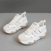 JC Summer New Casual Soft-soled Breathable Inner Heightening Thick-soled Lace-up Shoes