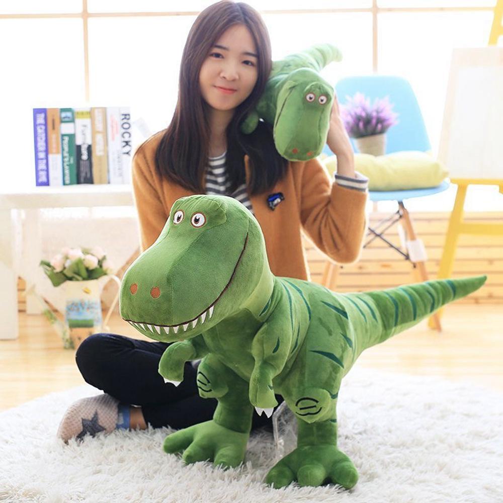 40cm New Dinosaur Plush Toys Cartoon Tyrannosaurus Cute Stuffed Dolls for Kids Children Boys Birthday Holiday Creative Gift