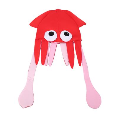 Squid Hat Fun Design Octopus Costume Crazy Hat for Festival Party Cosplay Stage Performance
