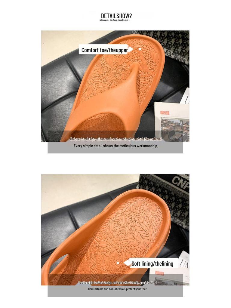 Men's & Women's Outdoor Korean Toe-Post Flip-Flops: Soft & Thick Sole, Lightweight Sandals