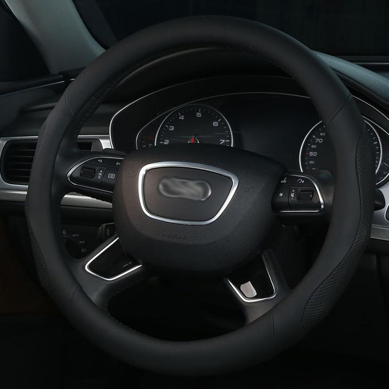 Non-slip Breathable Massage Car Steering Wheel Cover for All Seasons