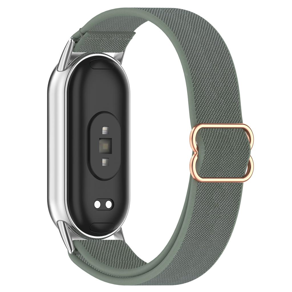 Smart Watch Band for Xiaomi Smart Band 9/9 NFC/8/8 NFC Nylon Elastic Braided Strap