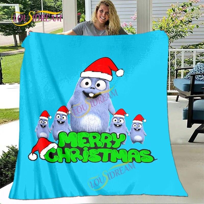 Cartoon 3D Druck Französisch Cartoon Flanell Mode Grizzy Und Die Lemminge Decke Kinder Erwachsene Decke Hause Büro Decke.