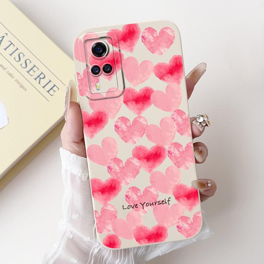 For Vivo Y51 2021 Case V2030 Cover Cute Fashion Space Cartoon Soft Silicone Matte Funda For Vivo Y31 2021 Y51A Y51s Y53s 4G Capa