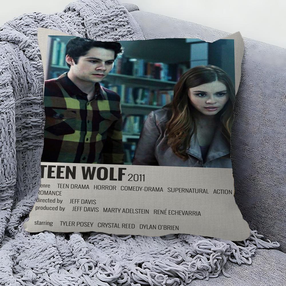 Teen Wolf 45*45cm Cushion Cover Pillow Cover Decor Pillowcase Home Pillowcase For Couch Pillow