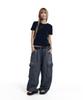 AAKAM Snap Gothic Half Top (Black)
