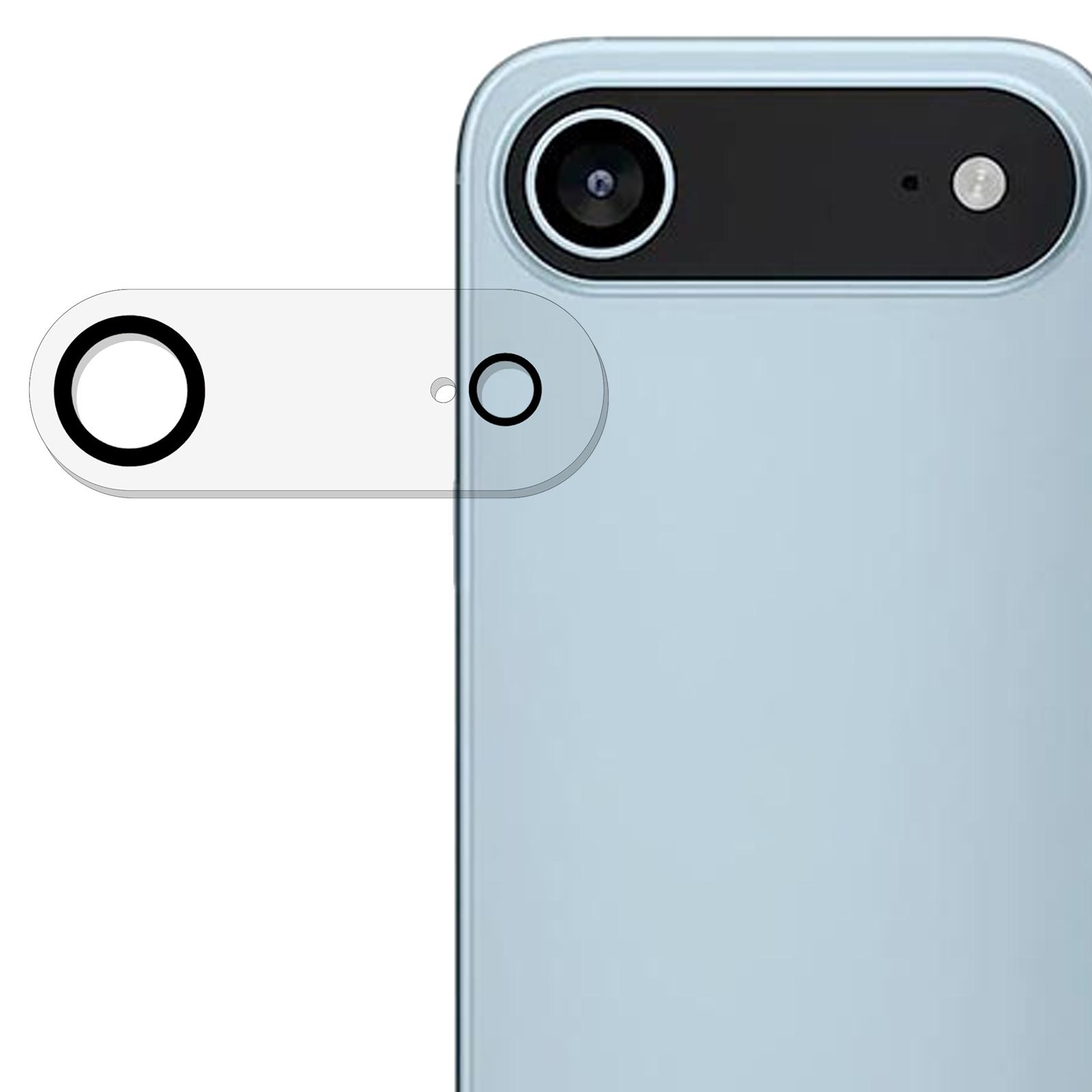 

For iPhone 17 Air Camera Lens Protector with Black Circle Design Tempered Glass Lens Film A