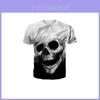 Space Galaxy Skull 3d Print Womens Mens Casual Tshirt Short Sleeve Graphic Tee With Vibrant Design