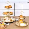 2/3 Layer Stainless Steel Cake Tray Birthday Wedding Party Snack Display Rack Restaurant Detachable Dessert Rack Fruit Plate