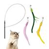 Wand Toy Set for Scratching, Biting & Kicking, Refills with Green for Teaser, Interactive Toy for , Anxiety and