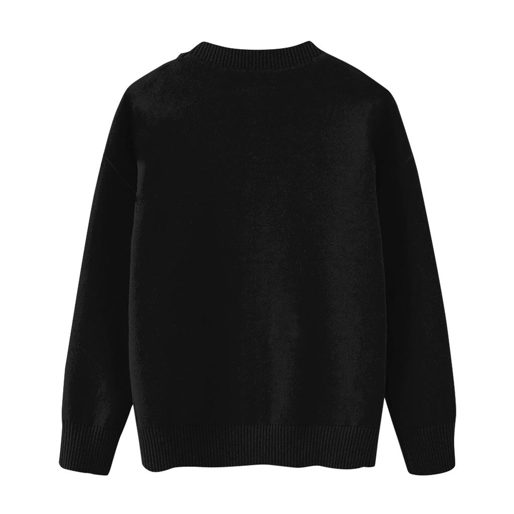 Sweatshirts For Women Knit Sweater Cute Shirt Fall Crewneck Pullover Tops