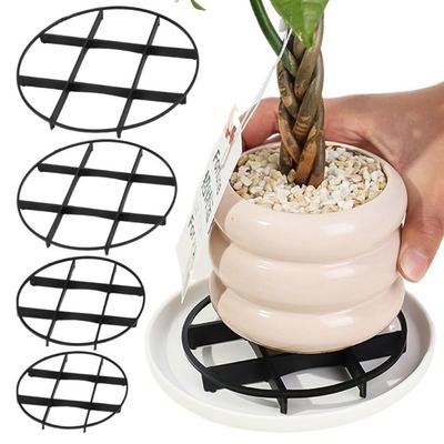 Plant Saucer Flower Pot Bracket Plastic Drainage Rack Stand Reusable Mesh Pad Plants Root Rot Prevention BreathableBase Bottom
