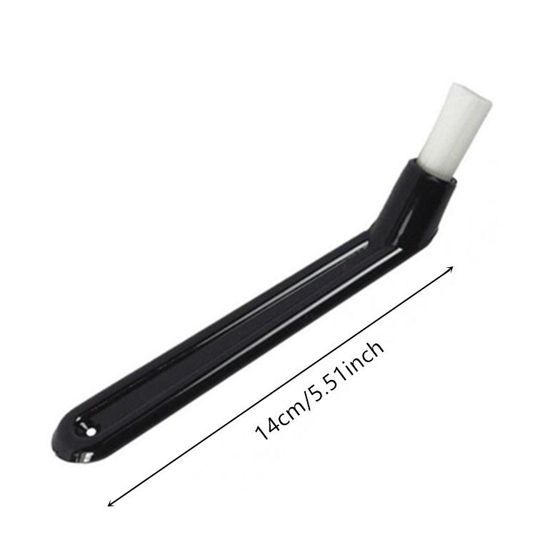 14cm Nylon Coffee Machine & Keyboard Cleaning Brush with Spoon