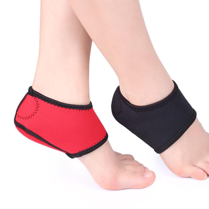 Black and Red Heel Protector Socks for Men and Women - Sock-type Shoe Cover and Foot Protection