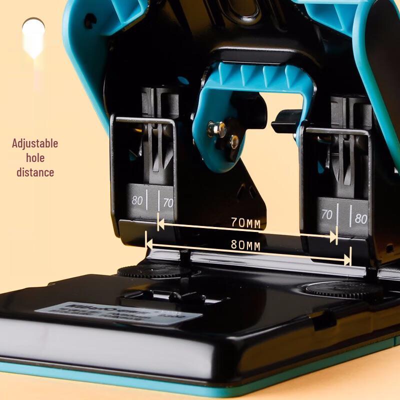 KW-triO 9302 Heavy-Duty 2-Hole Punch CN plug (adapter included)