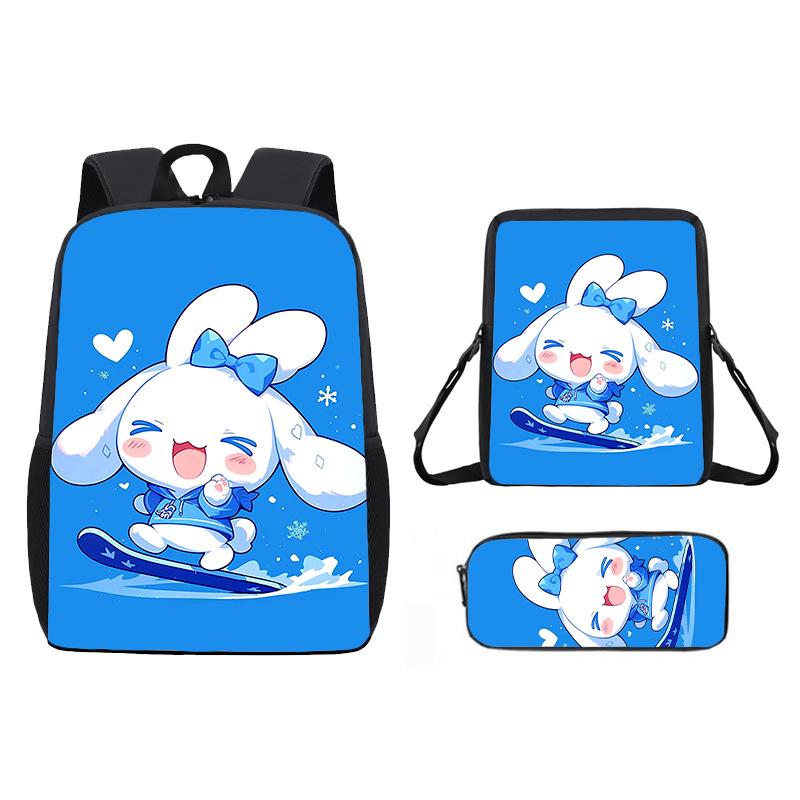 Big-Eared Dog Yugui Dog Cinnamoroll Student Schoolbag Cartoon Print Children'S Backpack