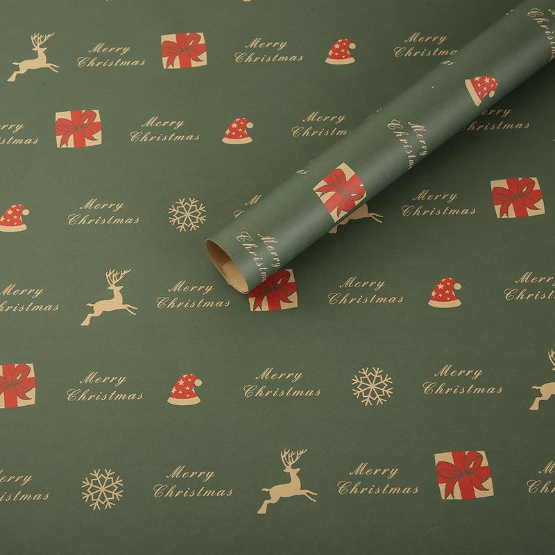 Premium Christmas Gift Wrapping Paper - Festive Packaging in Stock