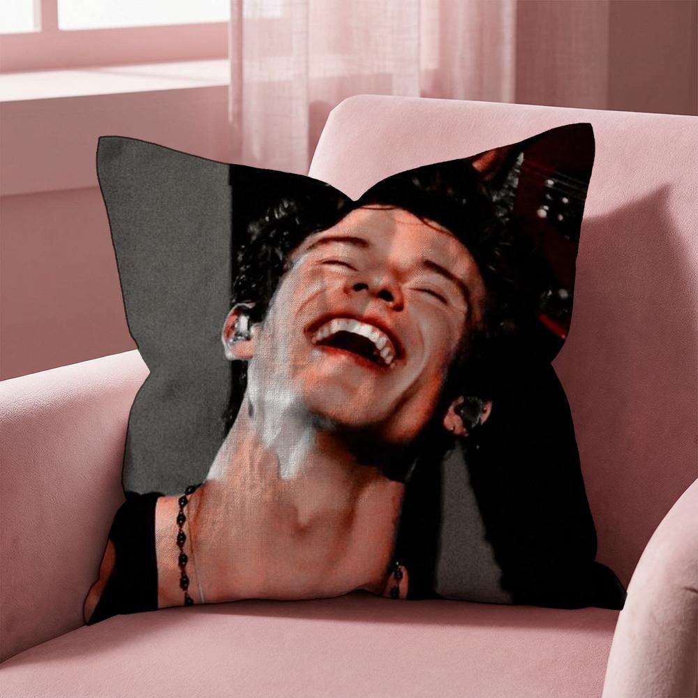 Singer S-Shawn Mendes Kissenbezug Mehrzweck-Kissenbezug für Zuhause & Auto - Wendbar, Weich & Langlebig für den täglichen Gebrauch