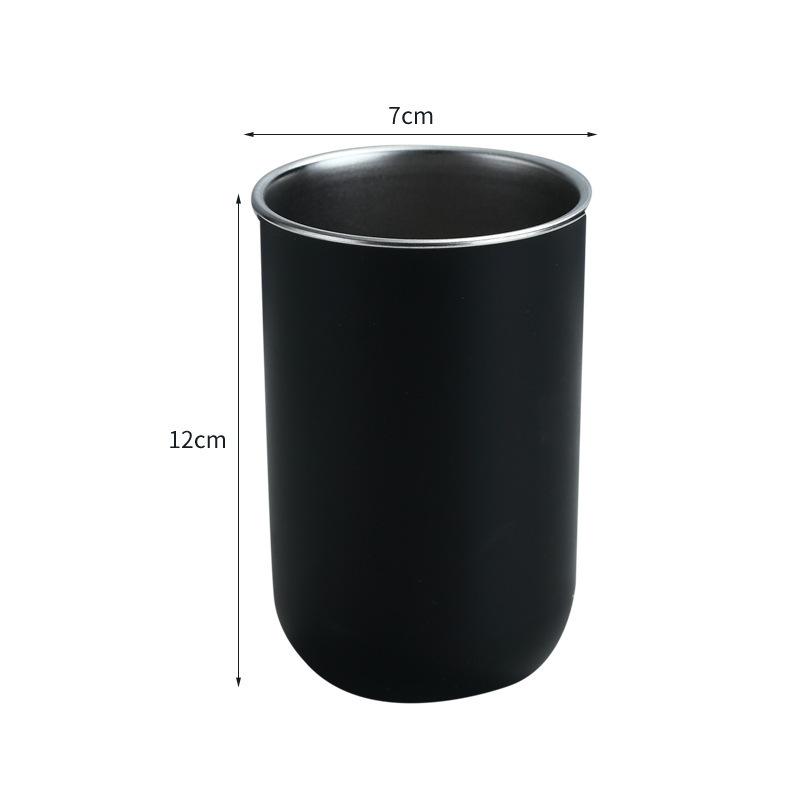 Stainless Steel Mouthwash Cup High Value Couple Brushing Cup Coffee Cup High Sense Children Student Home