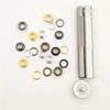 200Pcs 6mm Metal Eyelet with Tool 4 Color Eyelet Grommets Tarpaulin Eyelet with Grommet Setting Tool for Leather Craft