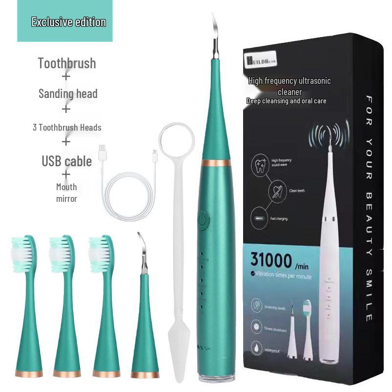 Ultrasonic 6-in-1 Electric Tooth Cleaner & Water Flosser