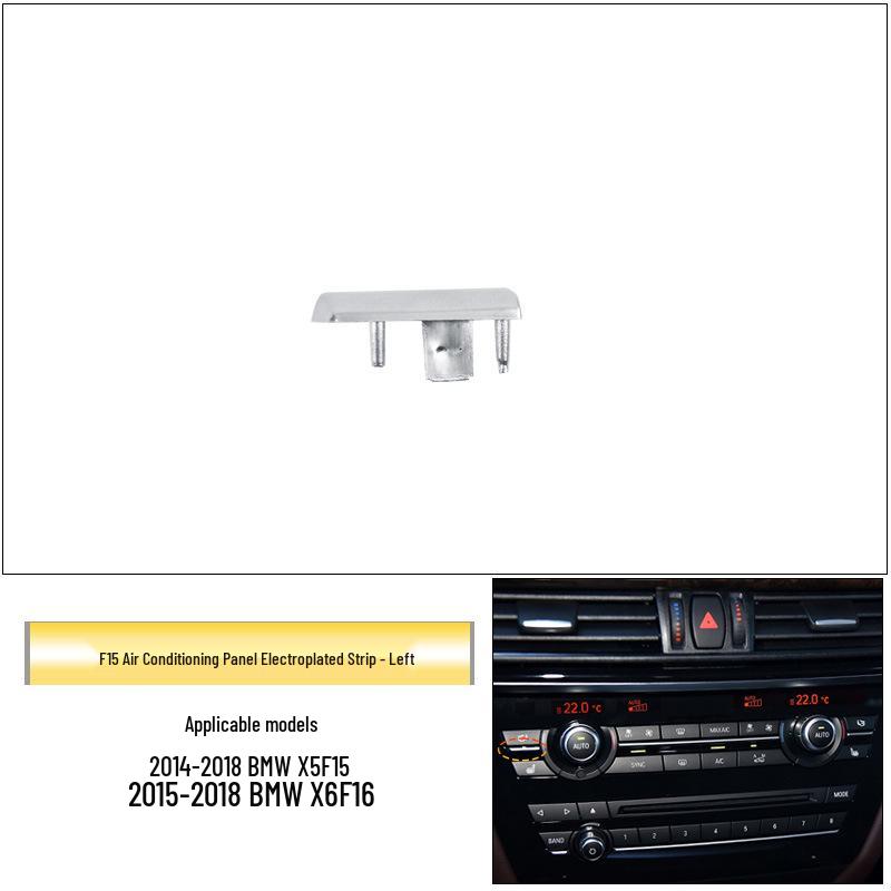 Electroplated Silver Trim for BMW 3 Series, 7 Series, X5, X6: A/C Button Panel & Window Lift