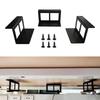 QHStealthy Under-Desk Laptop Mount Bracket Stand Set, Notebook Holder, Easy Installation, Improved Stability, Creative Shelf Notebook Bracket, S