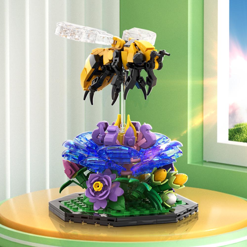 MOC Animal Series Dragonfly & Butterfly Building Blocks - Lego Compatible Toy Model
