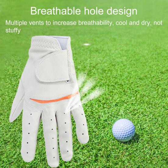 2 Stück/Set Golfhandschuhe Atmungsaktiv Bequem Linke Rechte Hand Elastisch Weich Touchscreen
